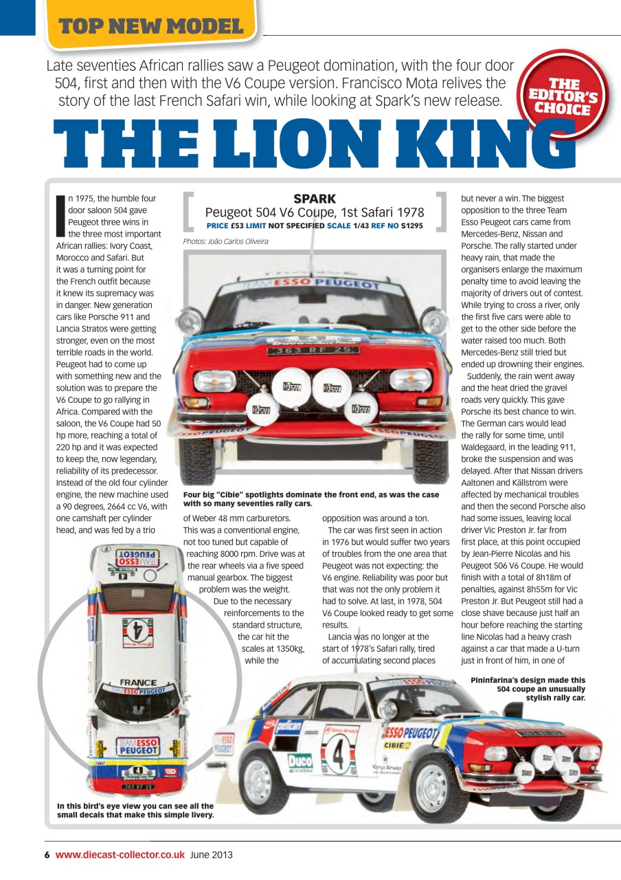 Diecast Collector Preview Pages