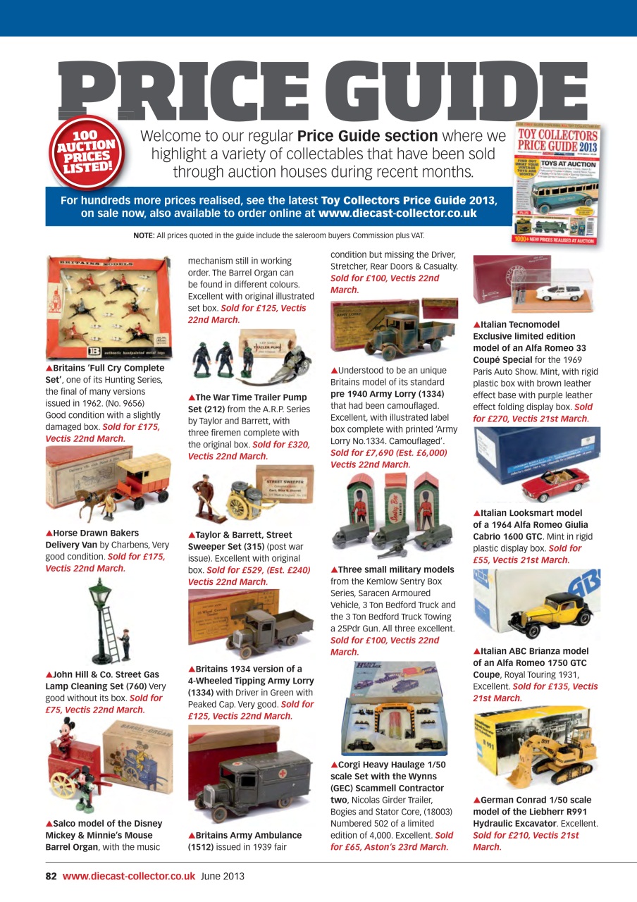 Diecast Collector Preview Pages