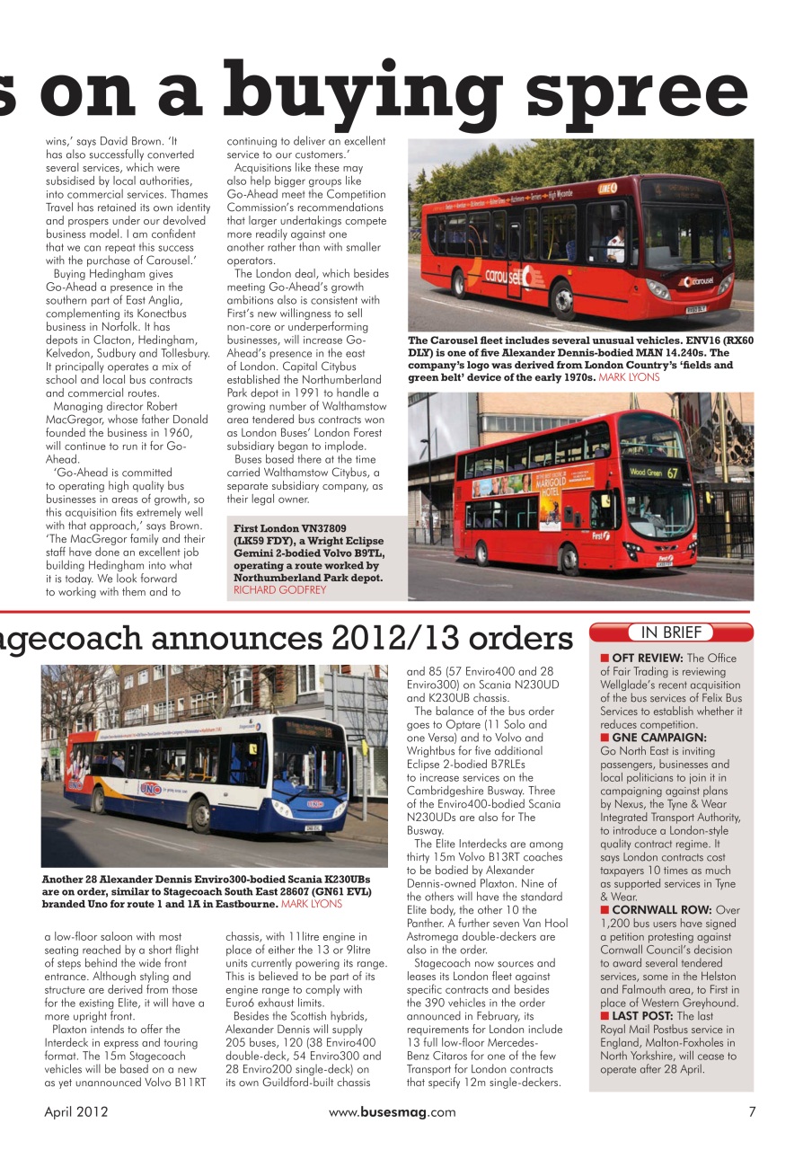 Buses Magazine Preview Pages