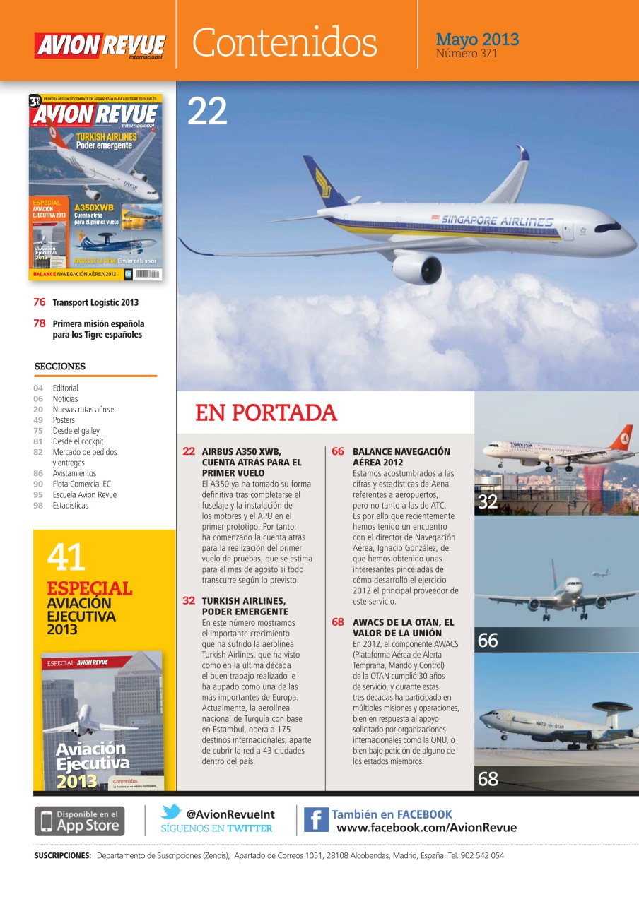 Avion Revue Internacional Preview Pages