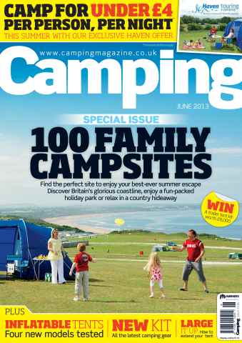 Camping issue Family campsites special June13