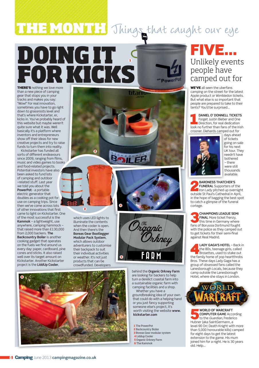 Camping Preview Pages