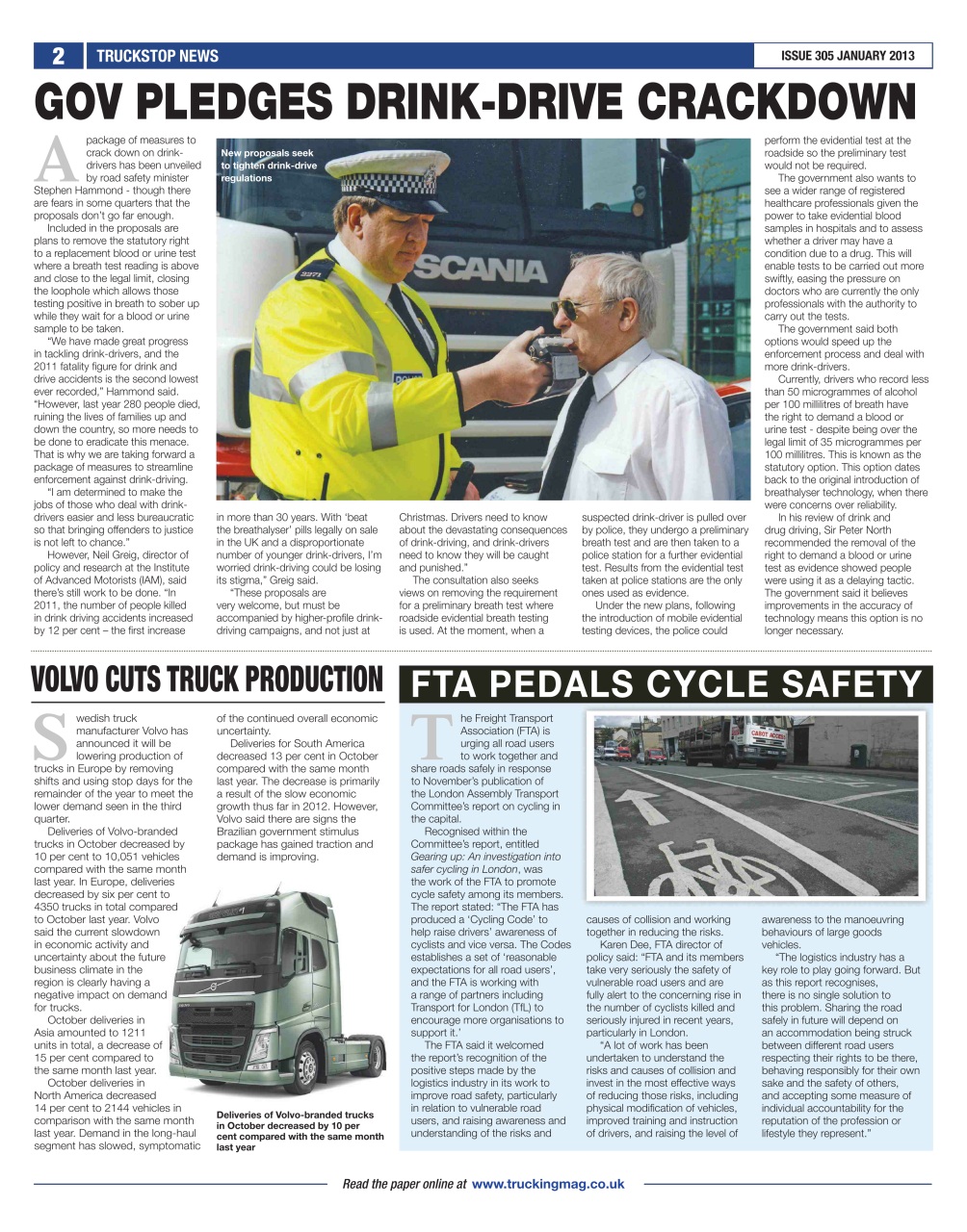 Truckstop News Preview Pages