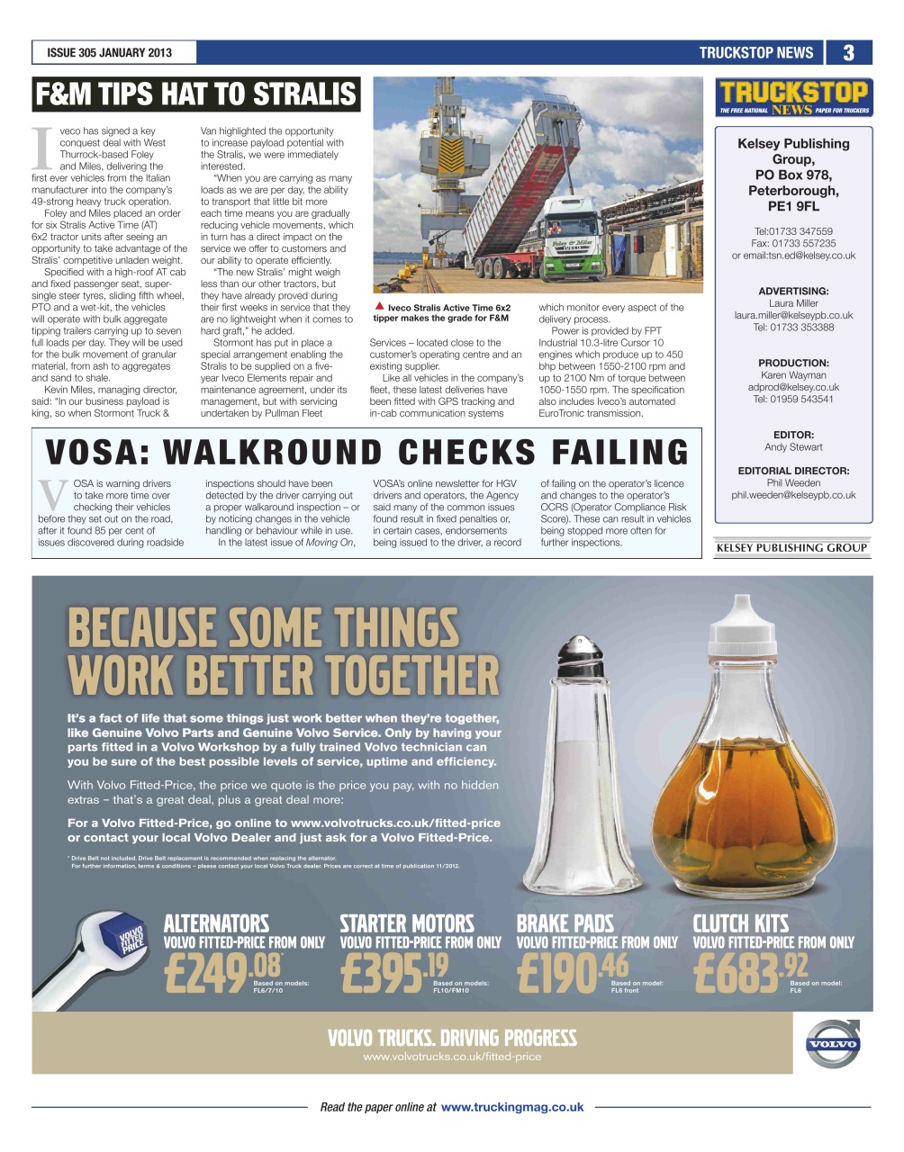 Truckstop News Preview Pages