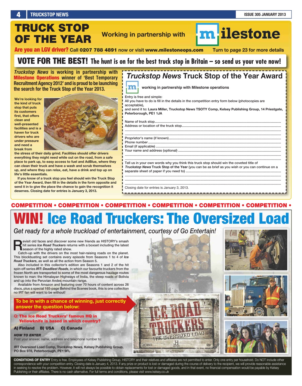 Truckstop News Preview Pages