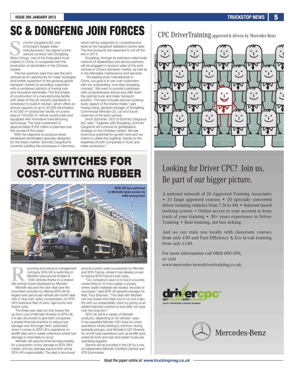 Truckstop News Preview Pages