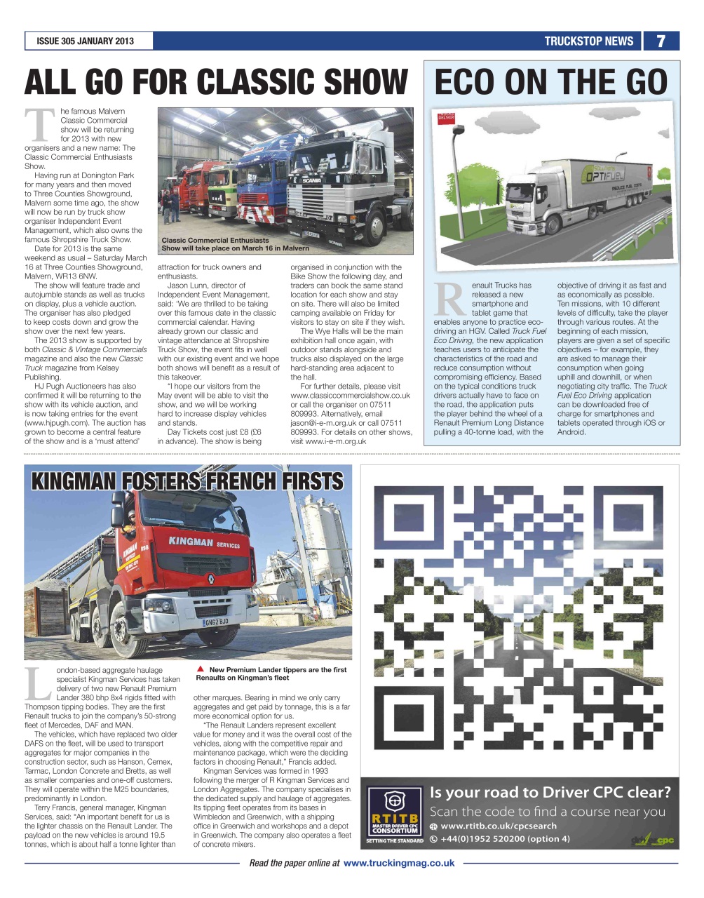 Truckstop News Preview Pages