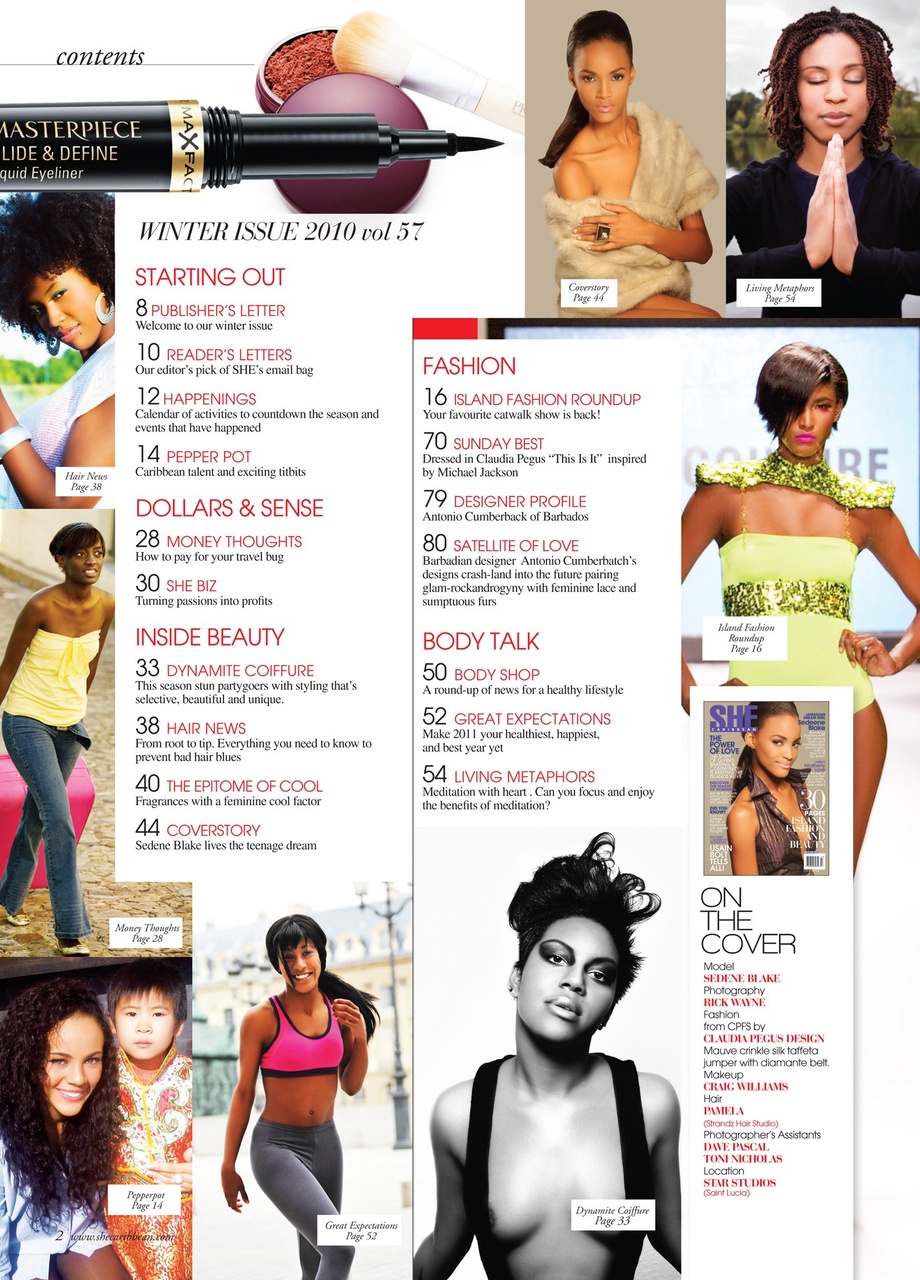 She Caribbean Preview Pages