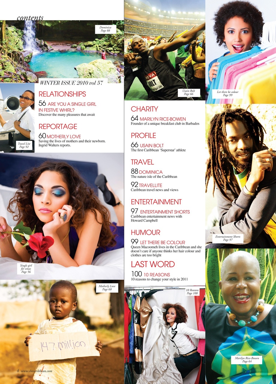 She Caribbean Preview Pages