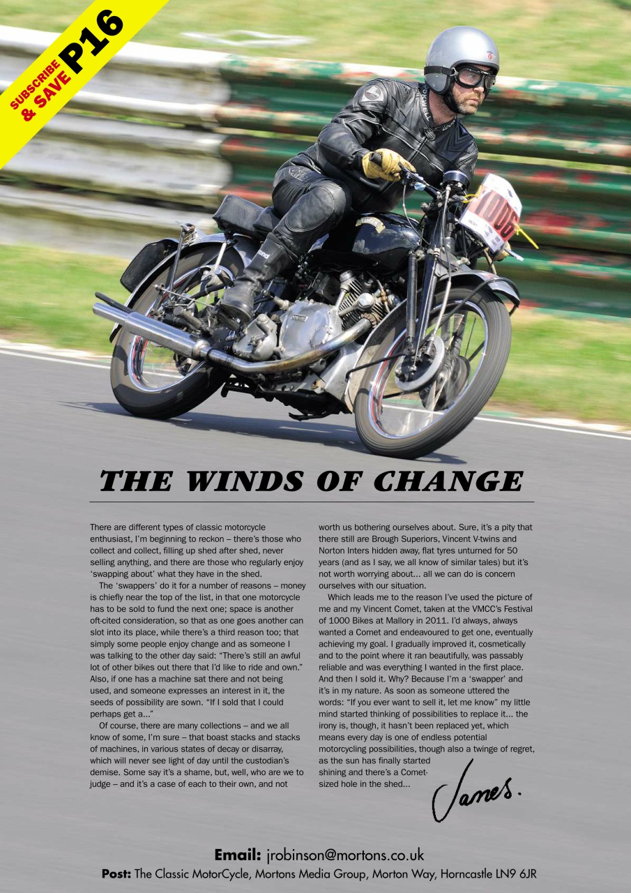 The Classic MotorCycle Preview Pages