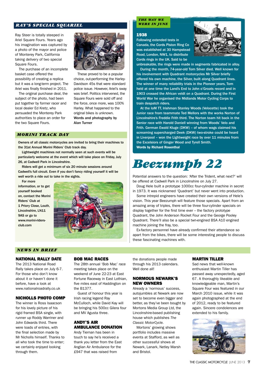 The Classic MotorCycle Preview Pages