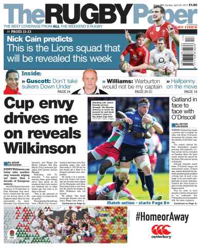 The Rugby Paper issue Sunday 28th April 2013