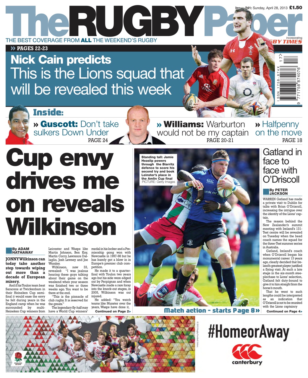 The Rugby Paper Preview Pages