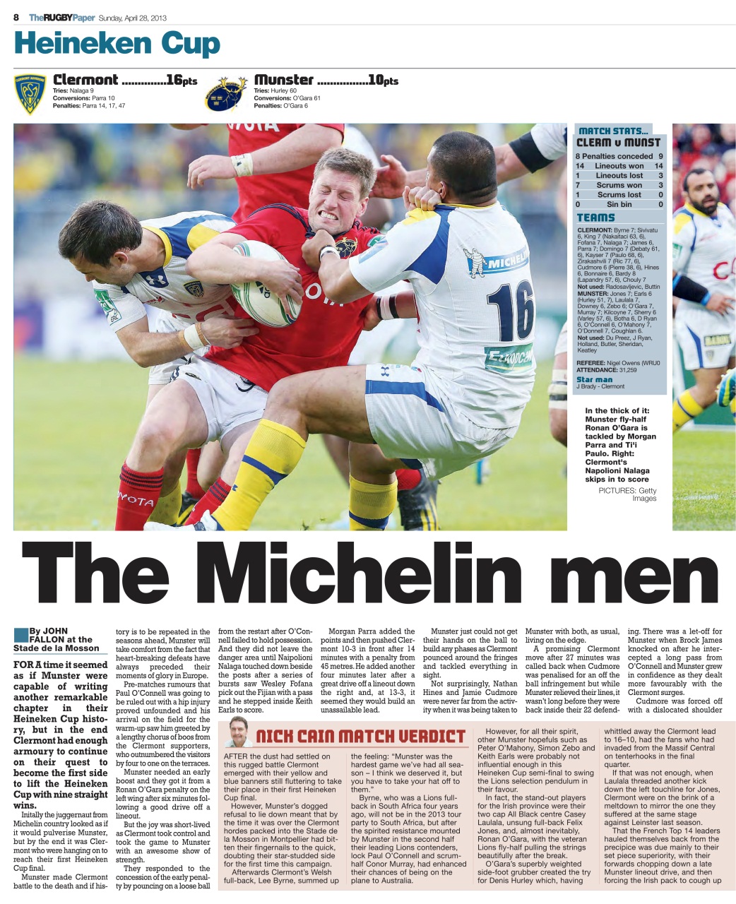 The Rugby Paper Preview Pages