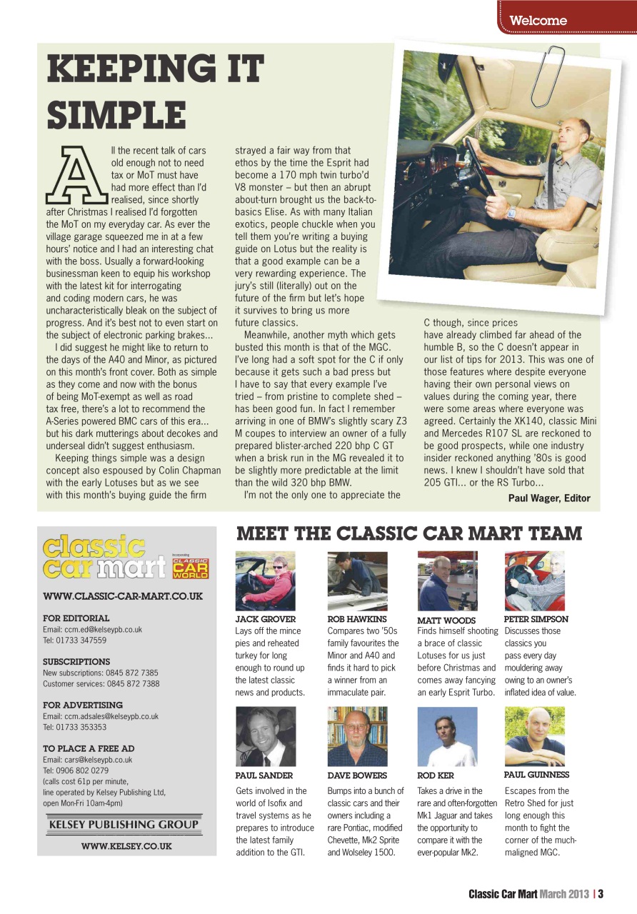 Classic Car Mart Preview Pages