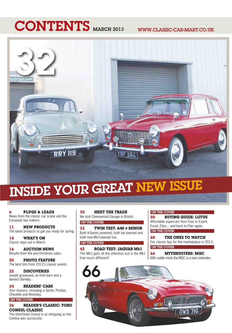 Classic Car Mart Preview Pages