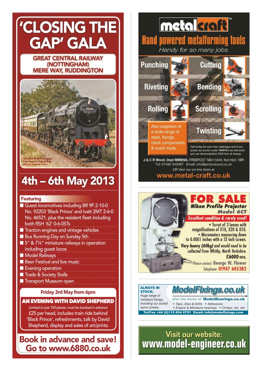 Model Engineer Preview Pages