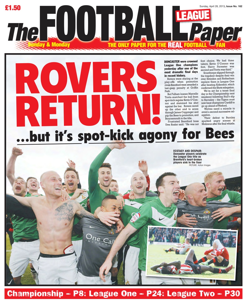 The Football League Paper Preview Pages