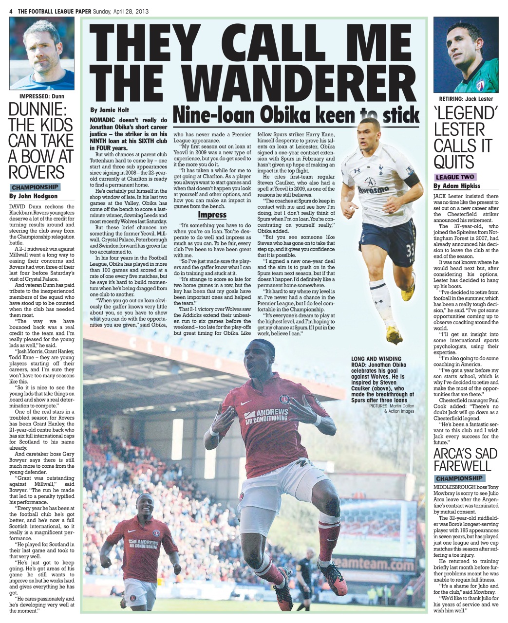 The Football League Paper Preview Pages