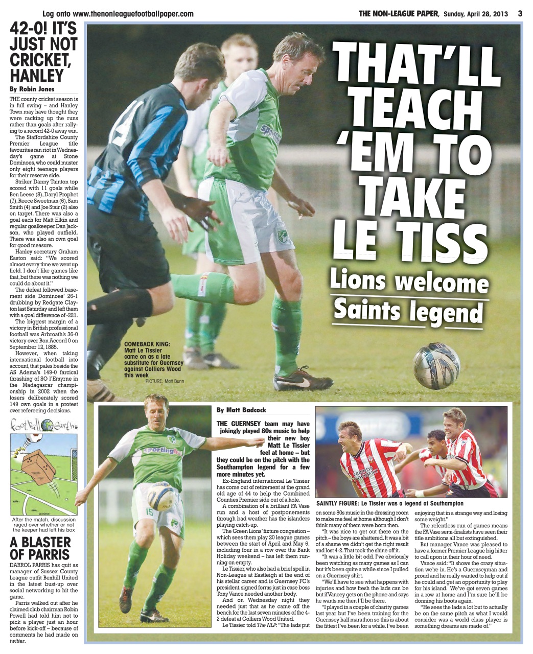 The Non-League Football Paper Preview Pages