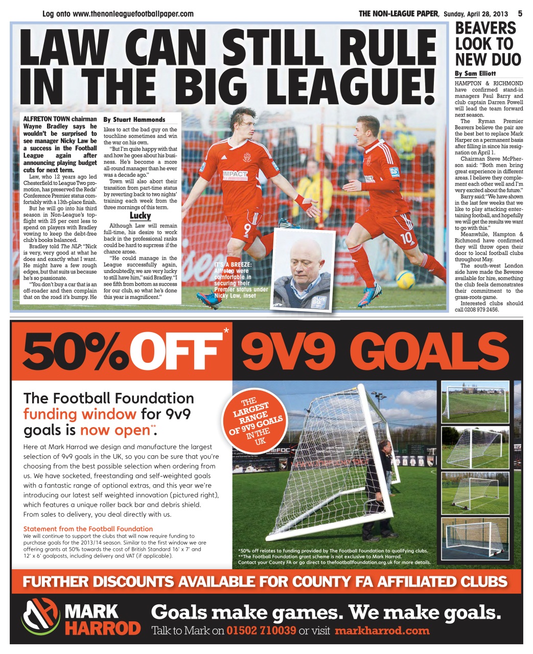 The Non-League Football Paper Preview Pages
