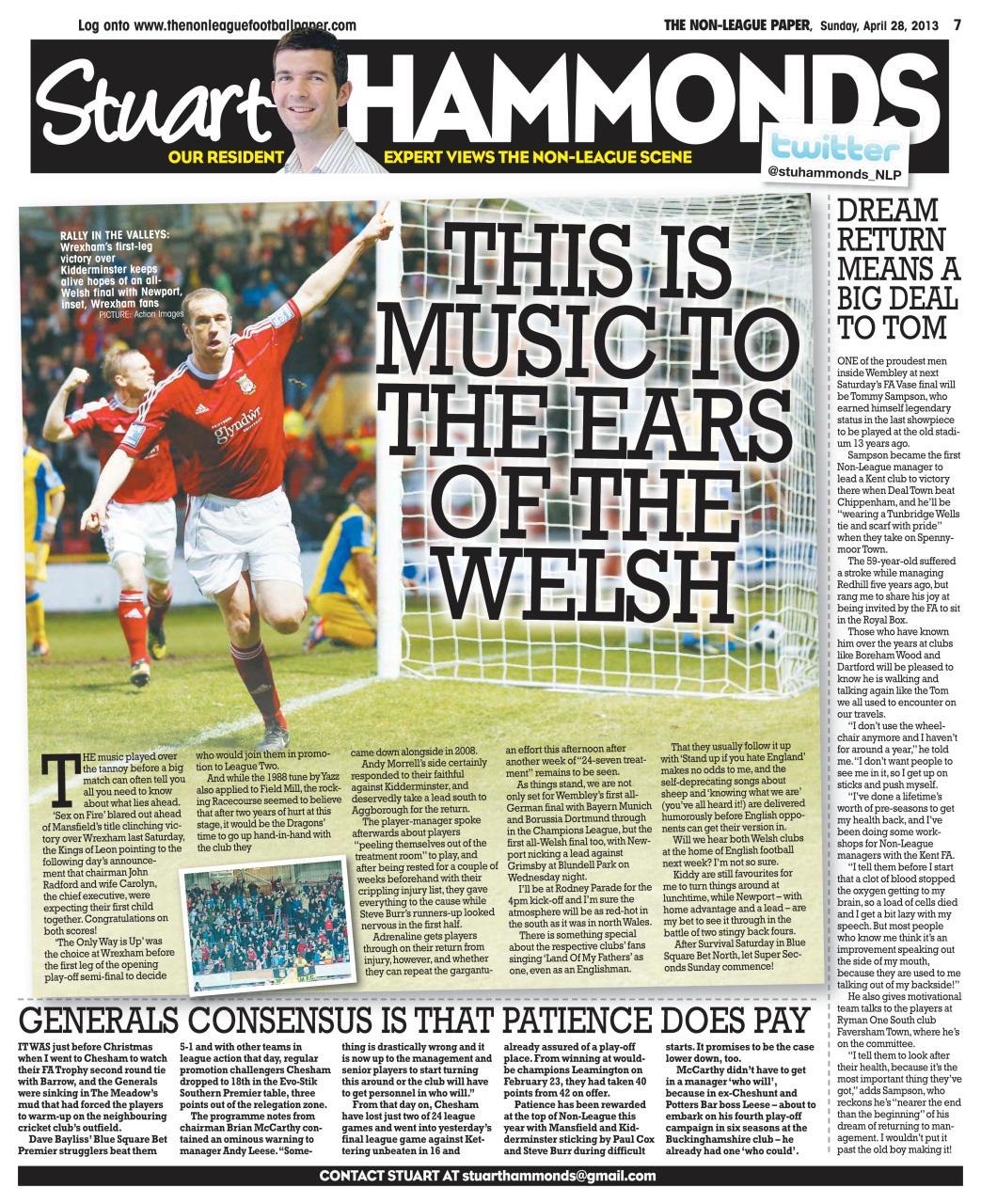 The Non-League Football Paper Preview Pages