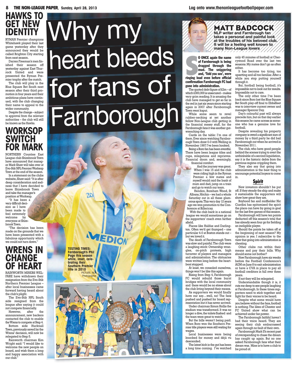 The Non-League Football Paper Preview Pages