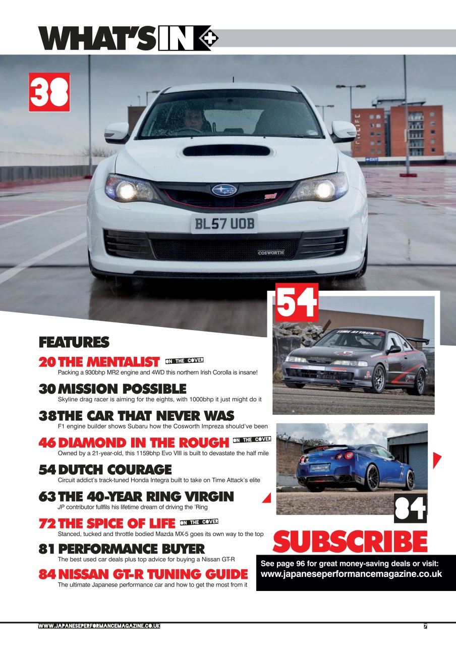 Japanese Performance Preview Pages