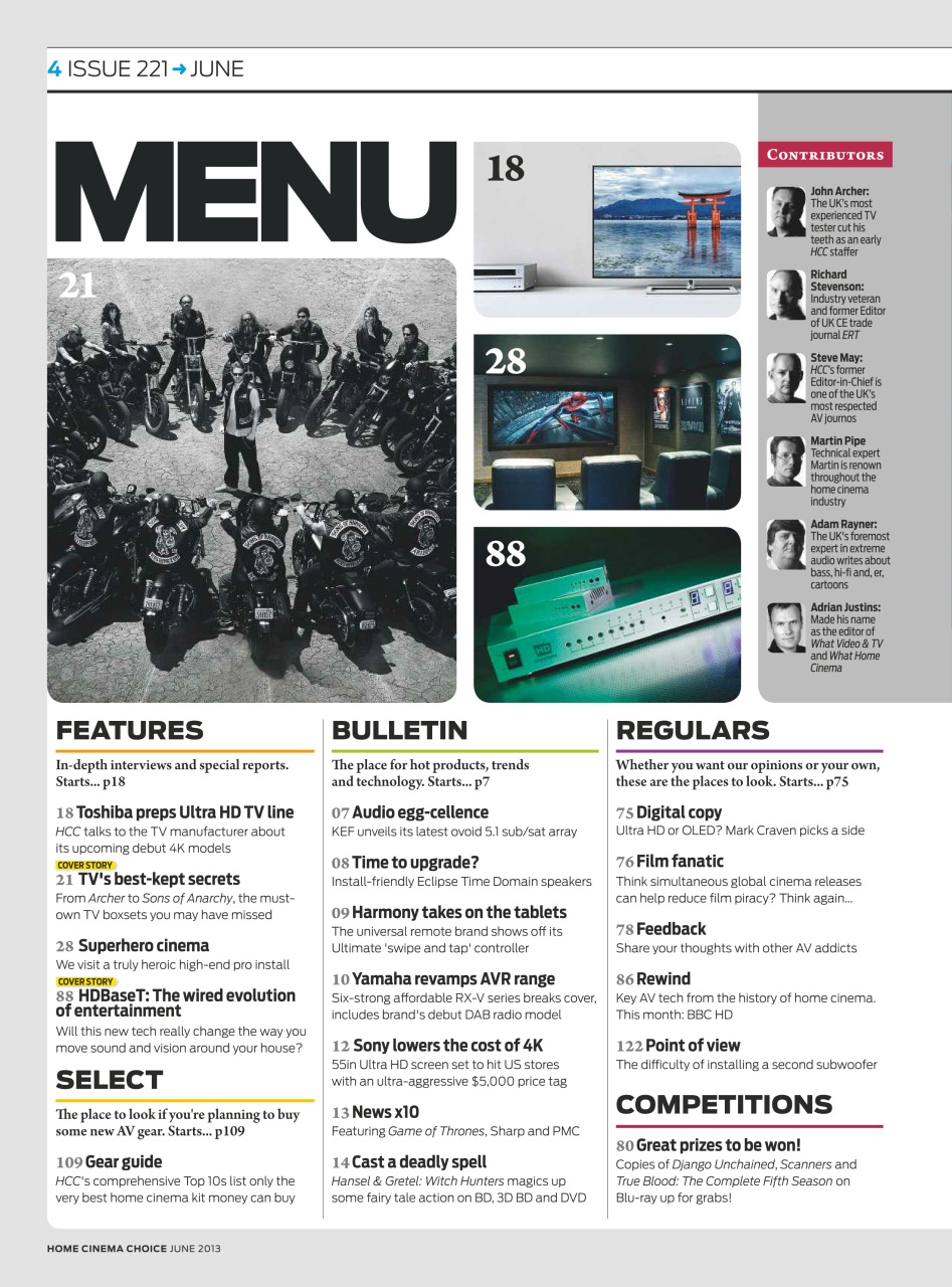 Home Cinema Choice Preview Pages
