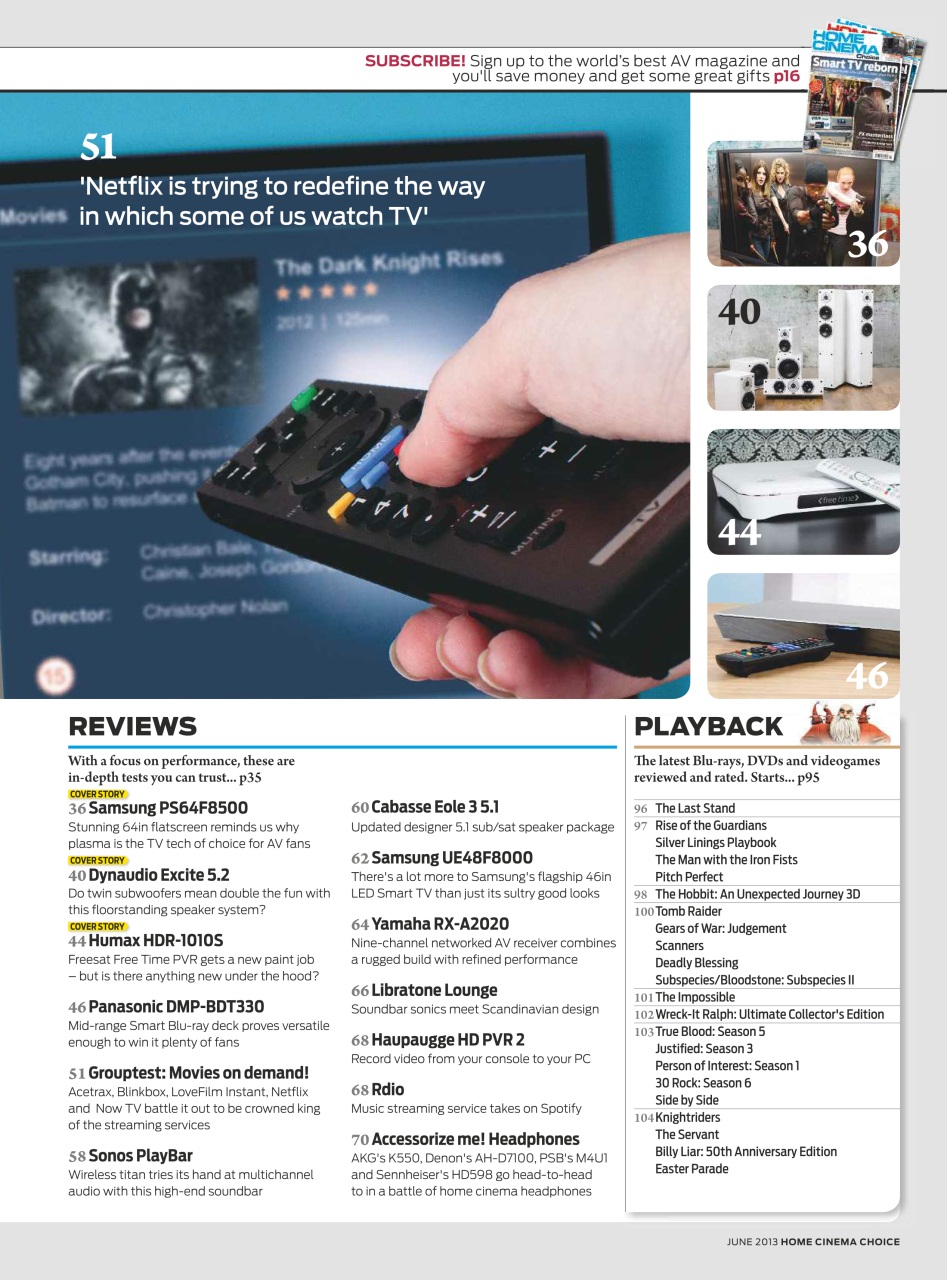 Home Cinema Choice Preview Pages