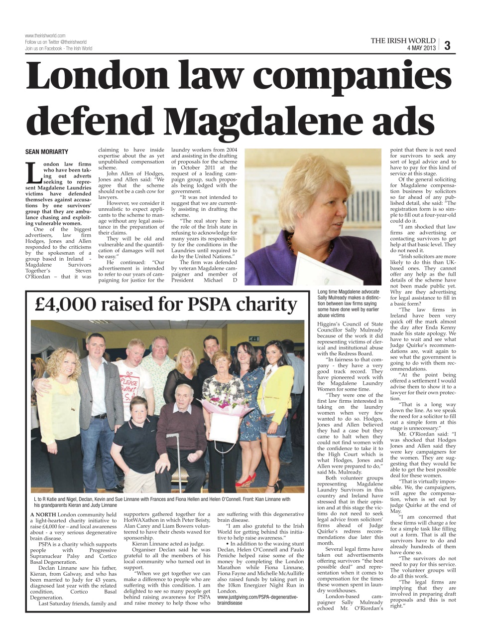 Irish World Preview Pages