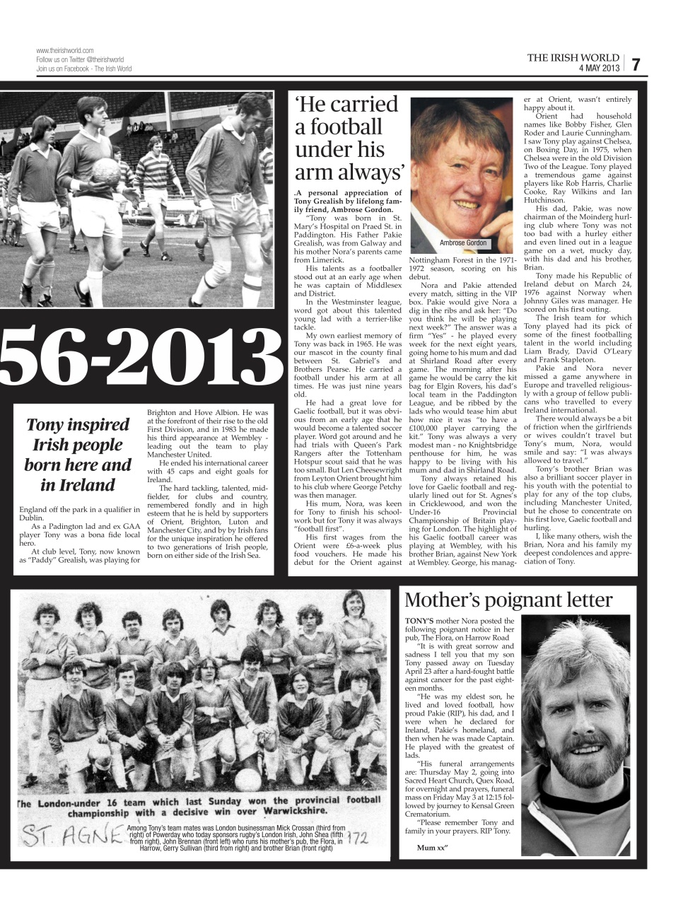 Irish World Preview Pages