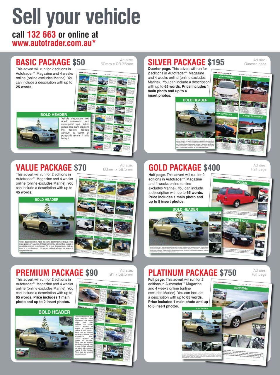 AutoTrader Preview Pages