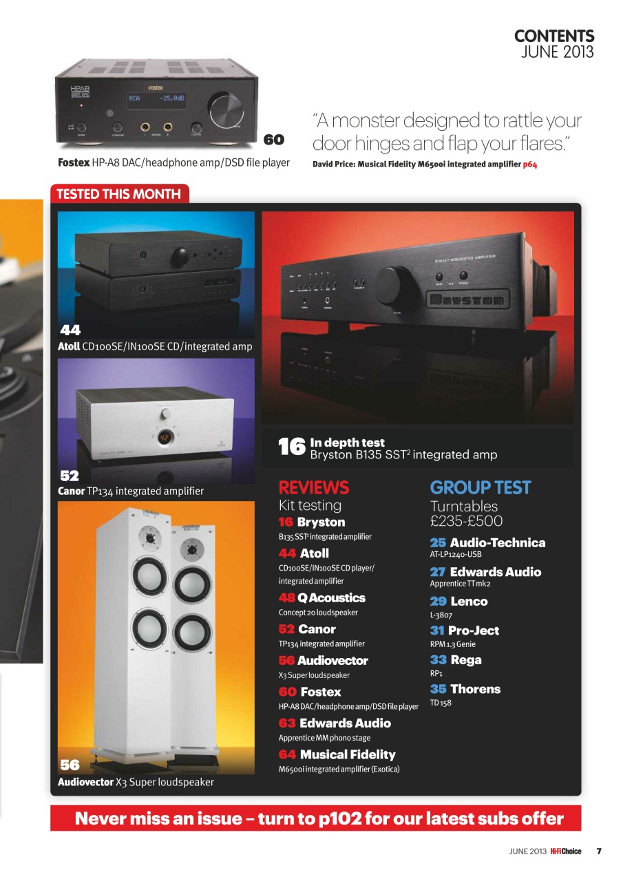 Hi-Fi Choice Preview Pages