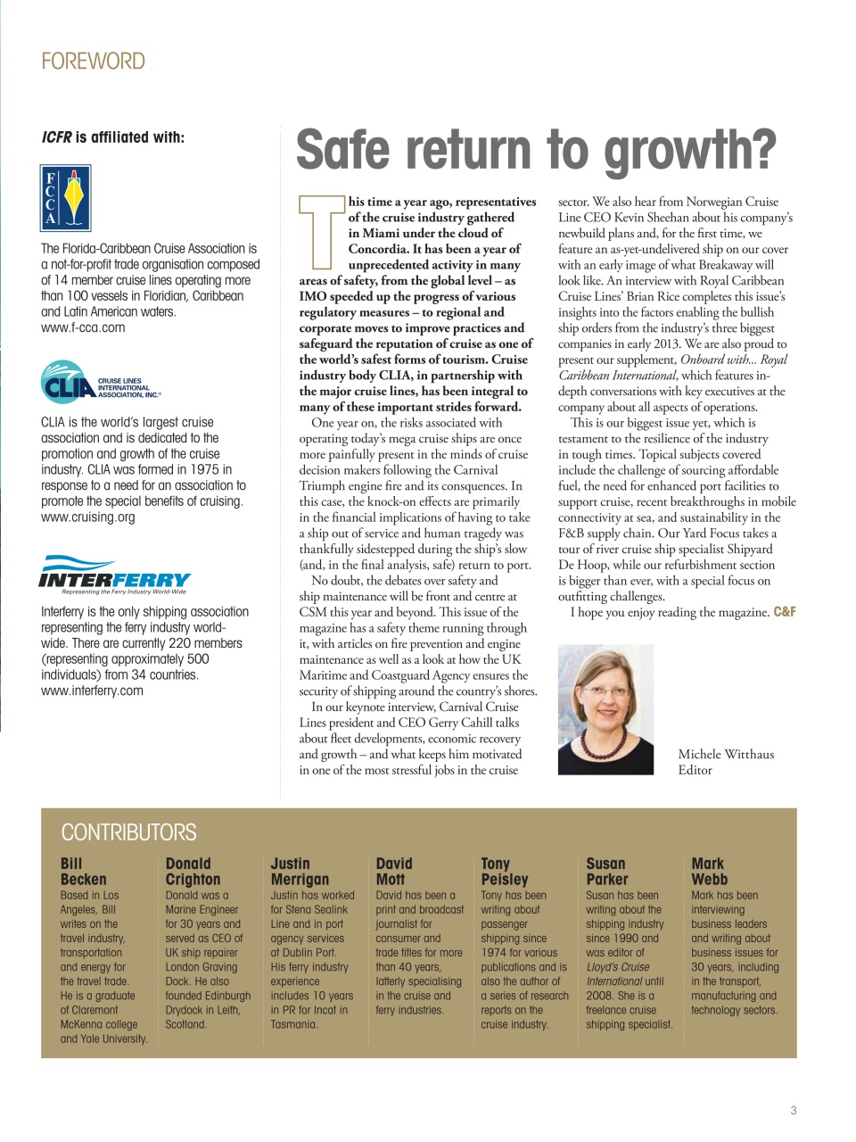 Cruise & Ferry Preview Pages