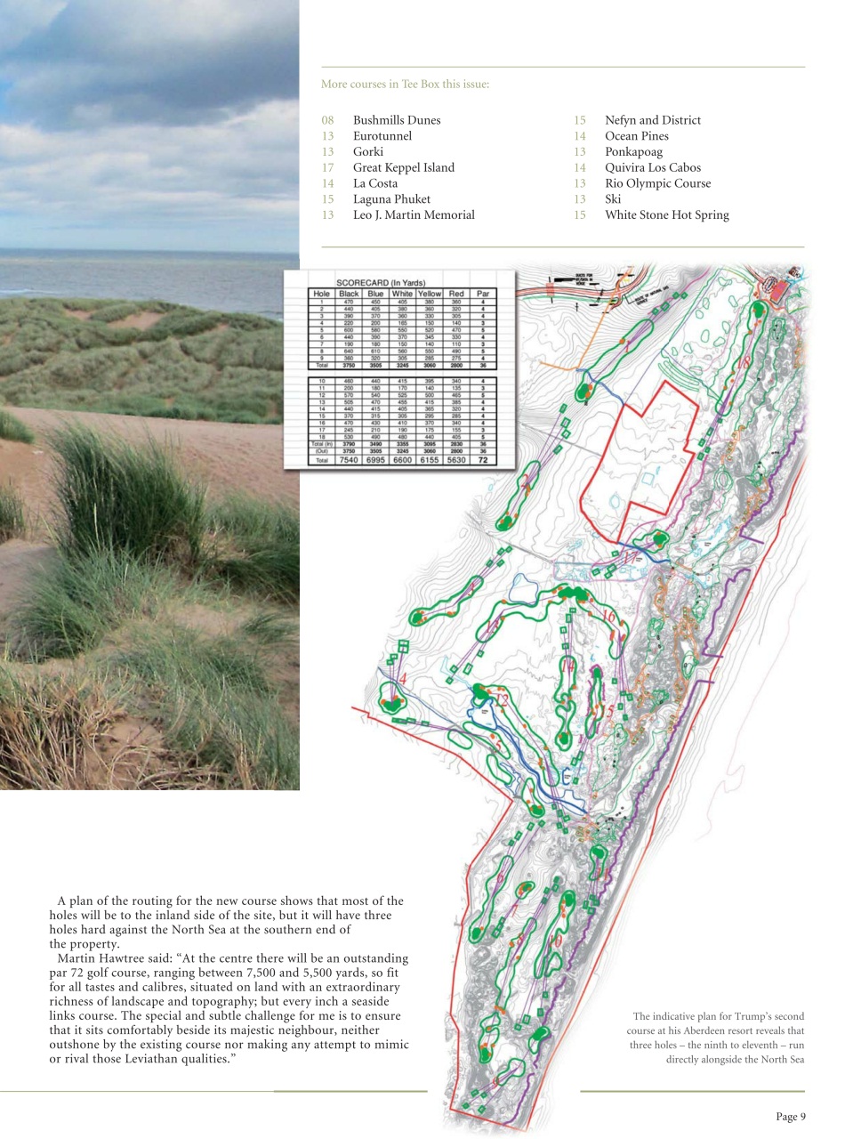 Golf Course Architecture Preview Pages