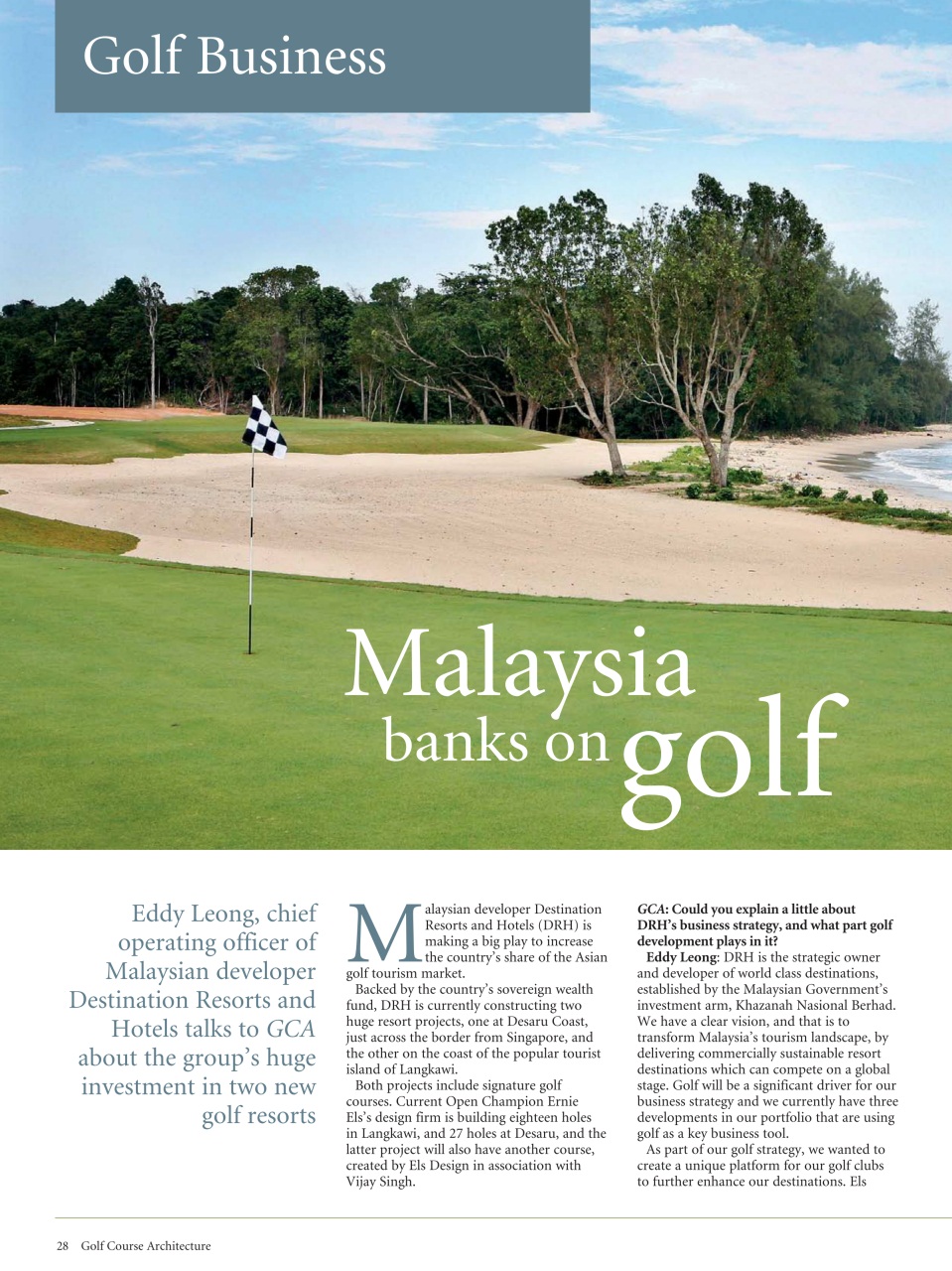 Golf Course Architecture Preview Pages