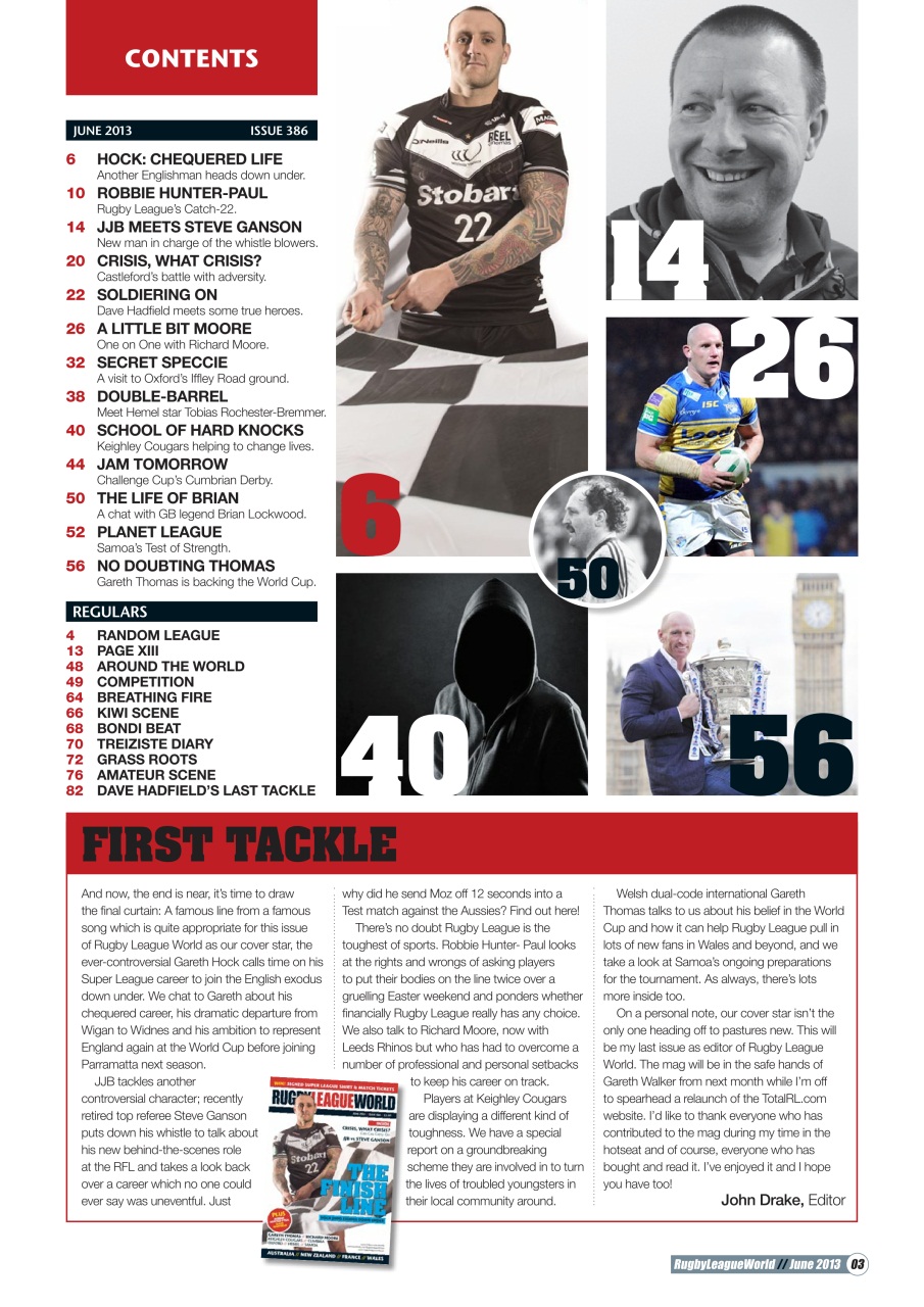 Rugby League World Preview Pages