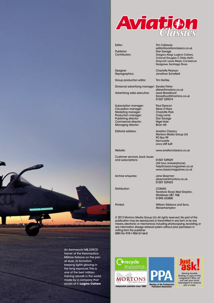 Aviation Classics Preview Pages