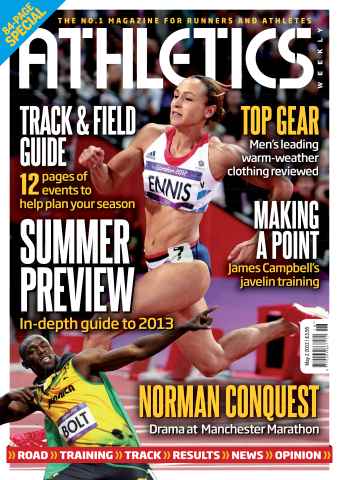 AW – Athletics Weekly Magazine issue AW May 2 2013