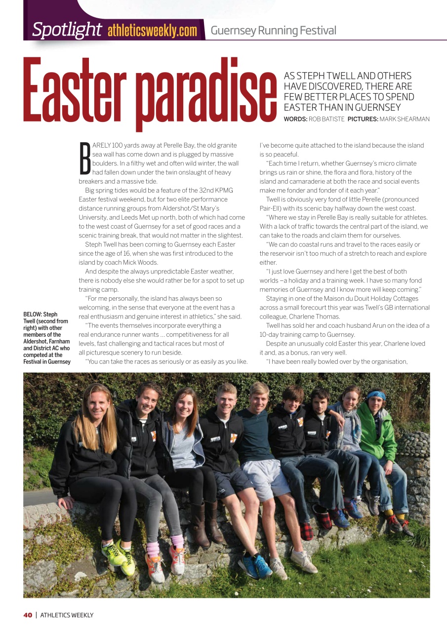 AW – Athletics Weekly Magazine Preview Pages
