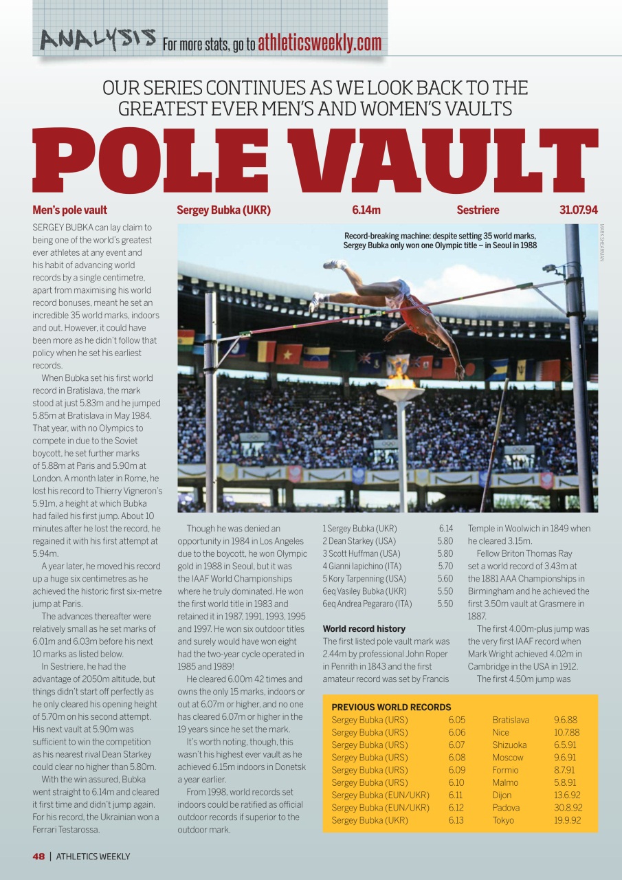 AW – Athletics Weekly Magazine Preview Pages