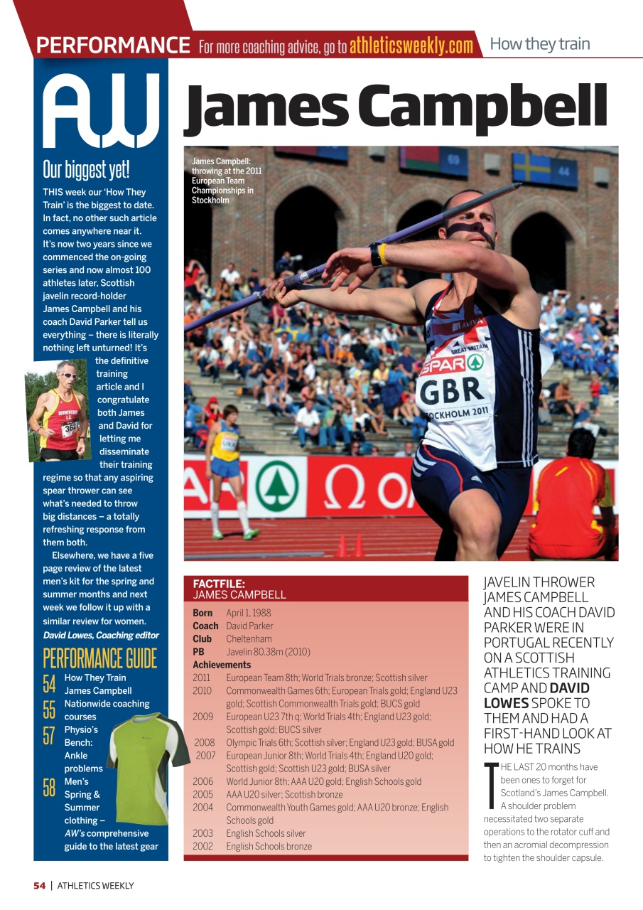 AW – Athletics Weekly Magazine Preview Pages
