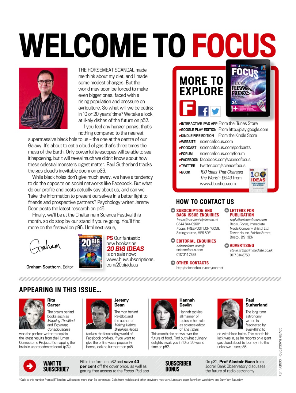 BBC Science Focus Magazine Preview Pages