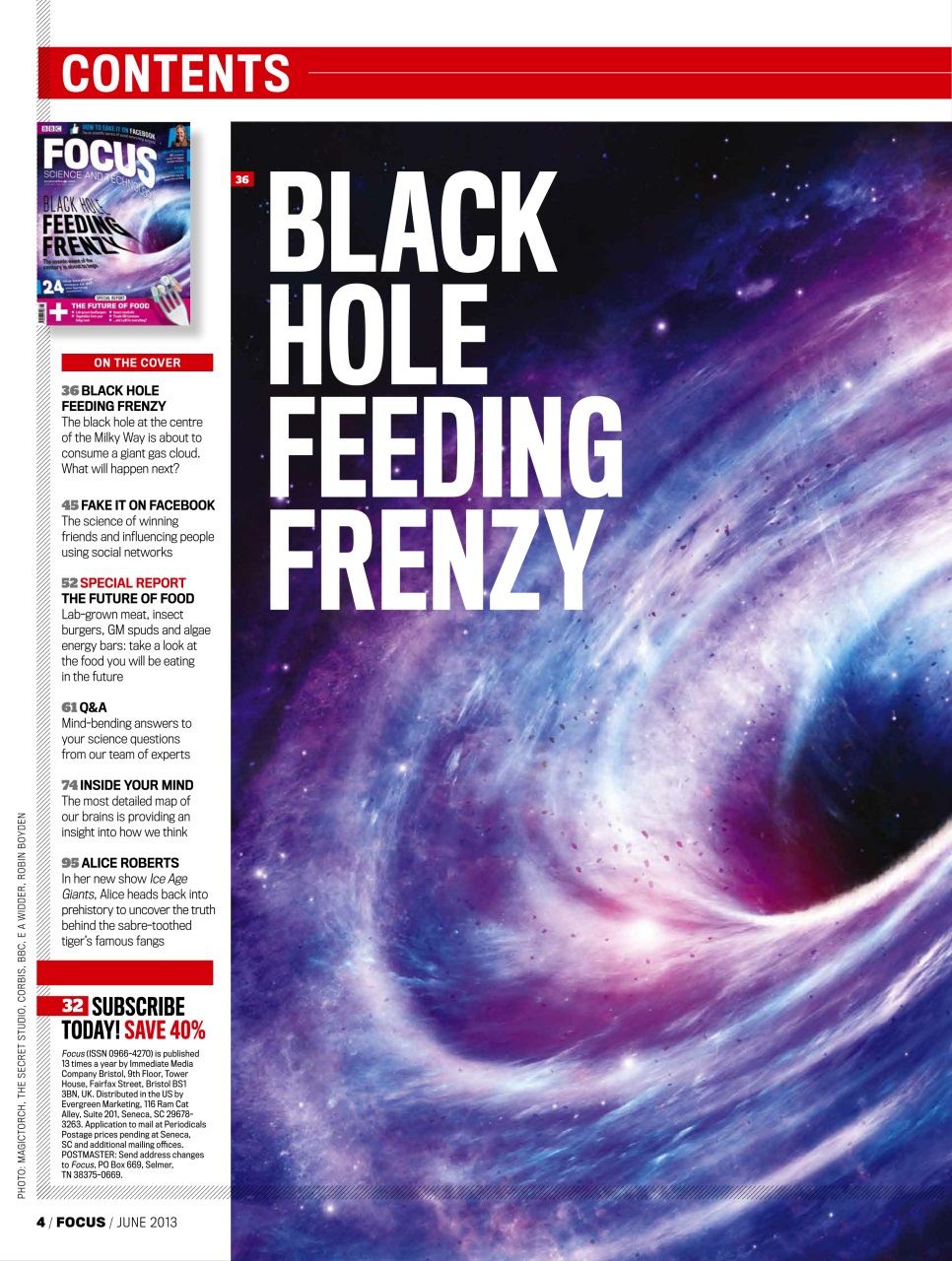 BBC Science Focus Magazine Preview Pages