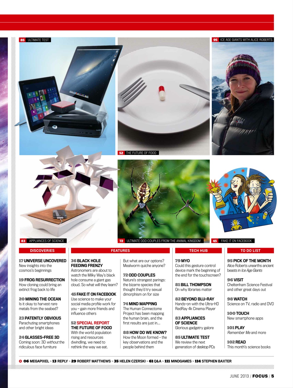 BBC Science Focus Magazine Preview Pages