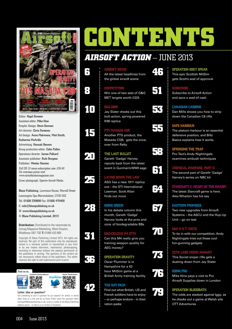 Airsoft Action Preview Pages