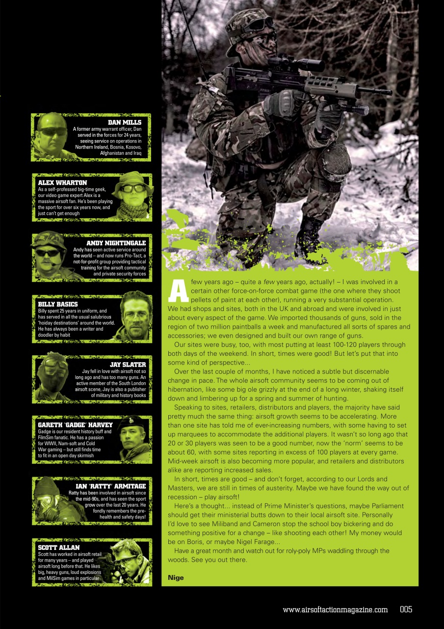 Airsoft Action Preview Pages