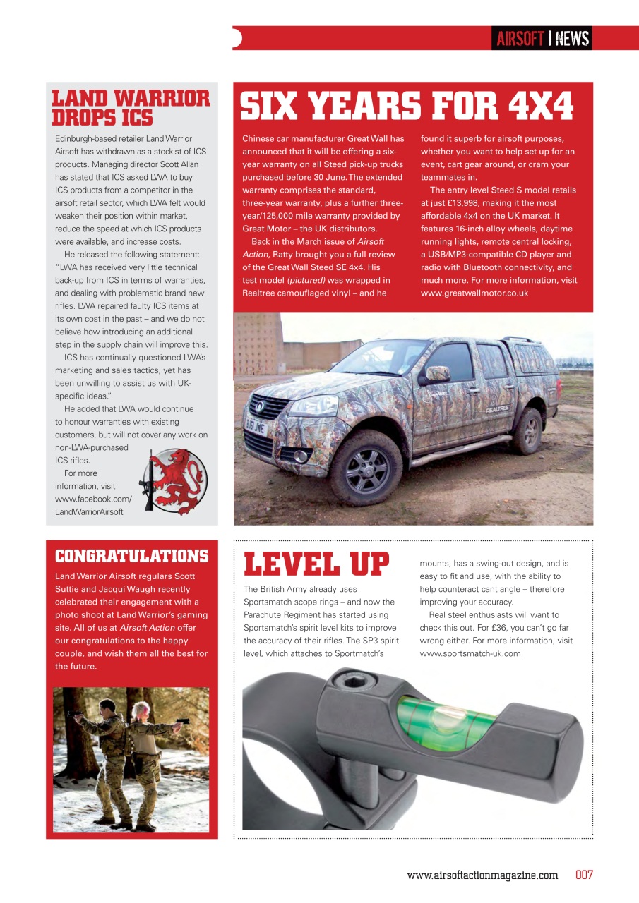 Airsoft Action Preview Pages