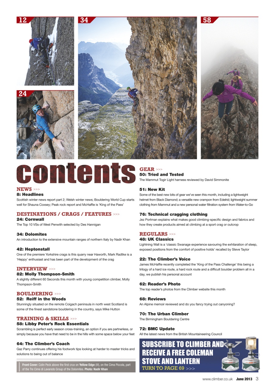 Climber Preview Pages